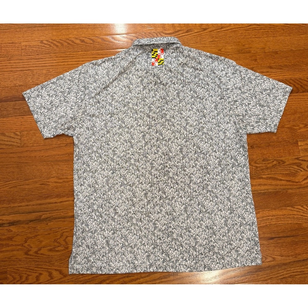 Rhoback The Triple Crown Golf Polo Shirt Mens XL Maryland Preakness Horse Jockey